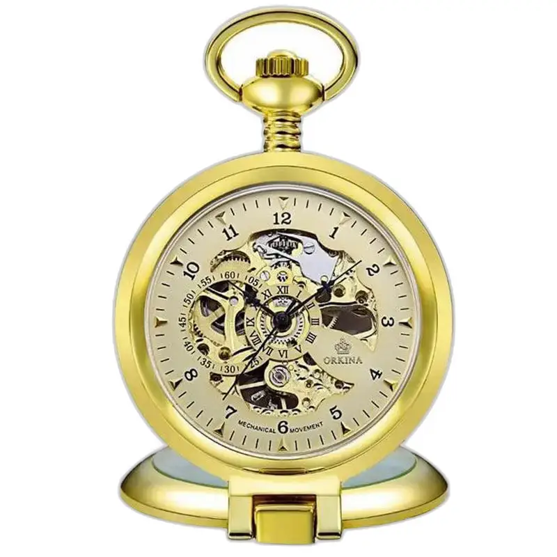 Vintage luxusné mechanické strieborné vreckové hodinky