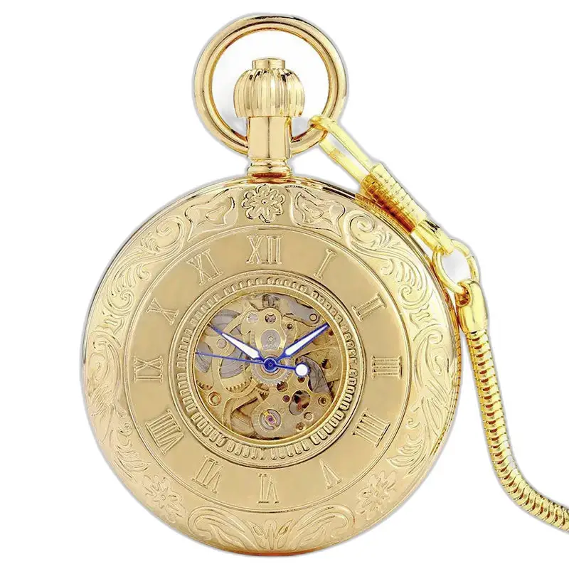 Elegantné automatické vreckové hodinky Demi Hunter