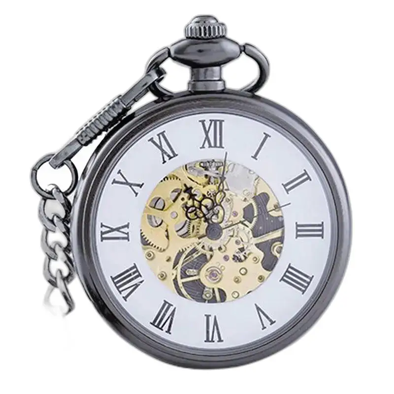 Automatické vreckové hodinky Vintage Charm Open Dial