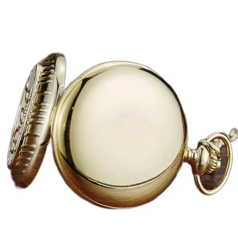 Vreckové hodinky Grandfather Chic Quartz v zlatej farbe, elegantné a nadčasové