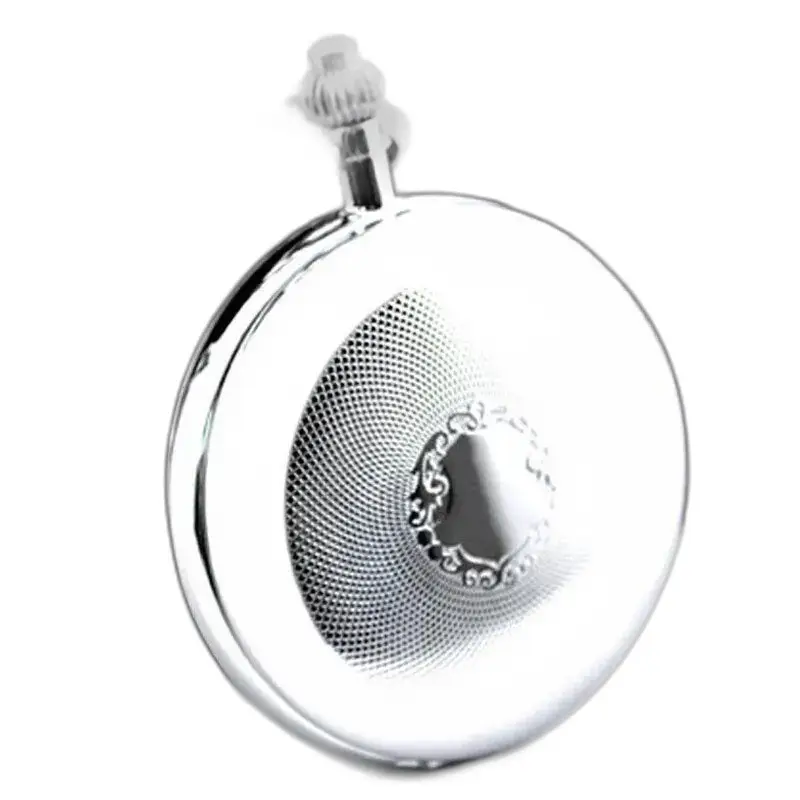 Royal Luxury Silver Pocket Watch Chic, elegantné kráľovské strieborné vreckové hodinky