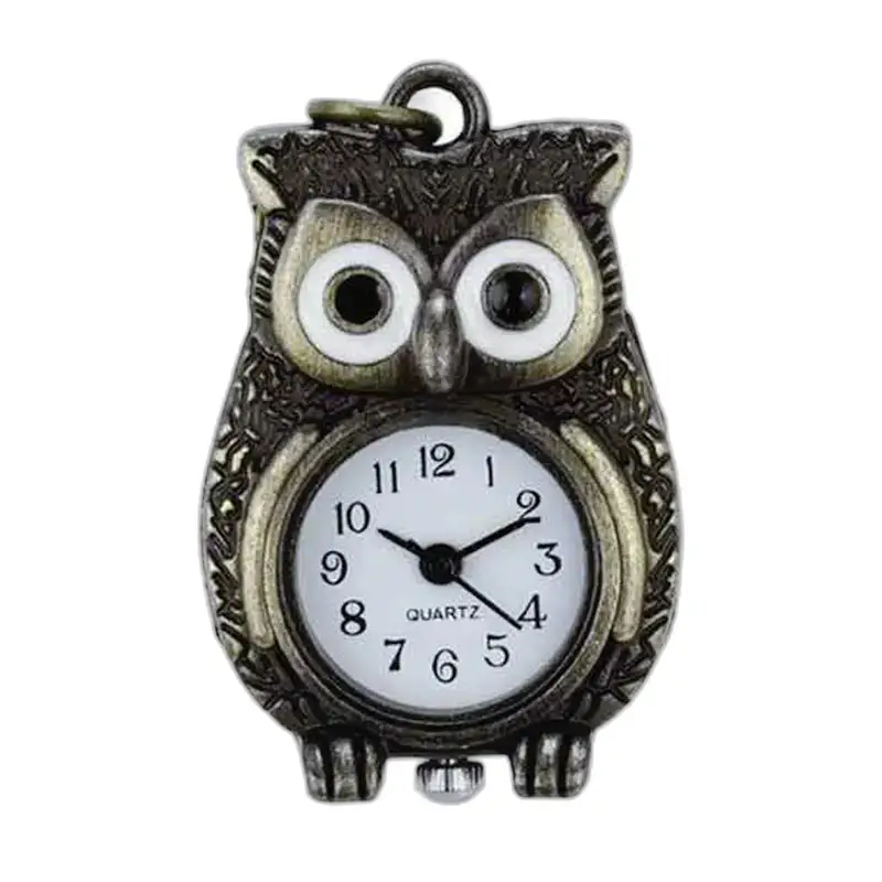 Elegantné a originálne hodinky Owl Necklace Watch s príveskom sovy