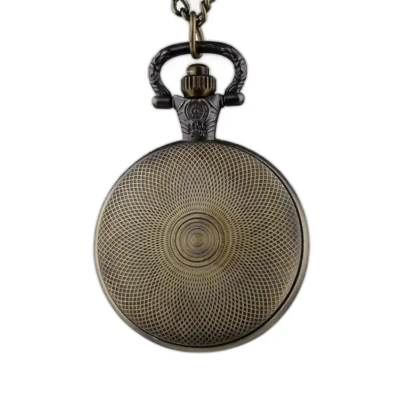 Vintage strieborné hodinky s náhrdelníkom Steampunk s elegantným vzorom, bronzové vreckové hodinky