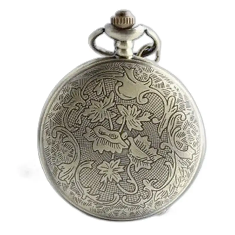 Vintage strieborné hodinky Collier zdobené elegantnými kvetinovými detailmi