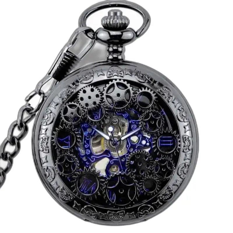 Vreckové hodinky Steampunk Chrome s elegantným bronzovým povrchom