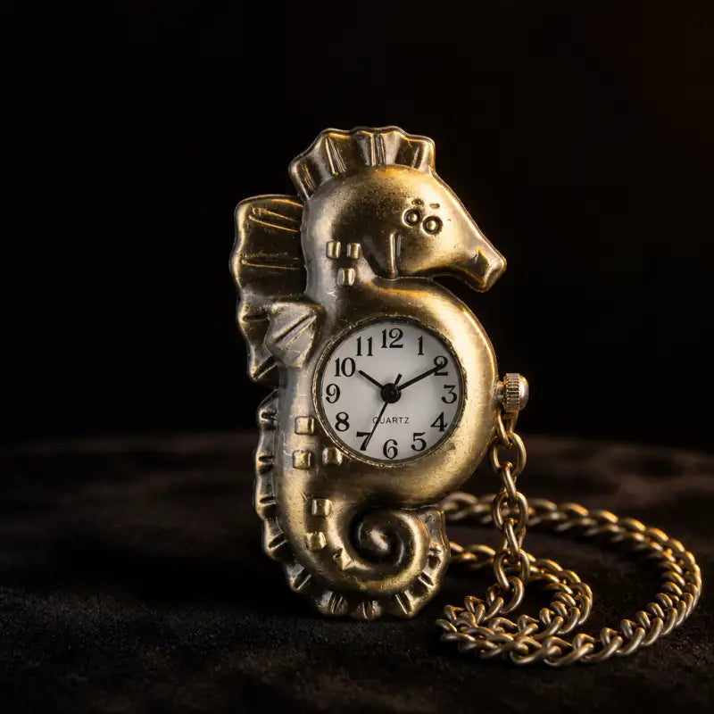 Dámske vreckové hodinky Seahorse Quartz