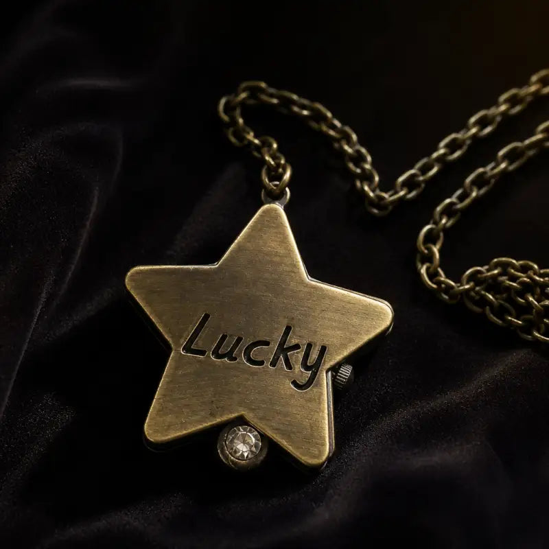 Dámske vreckové hodinky Quartz Star s príveskom