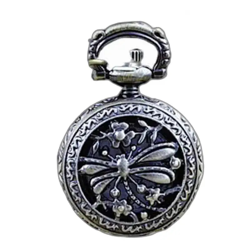 Elegantné príveskové hodinky Dragonfly s dizajnom vážky pre náhrdelník