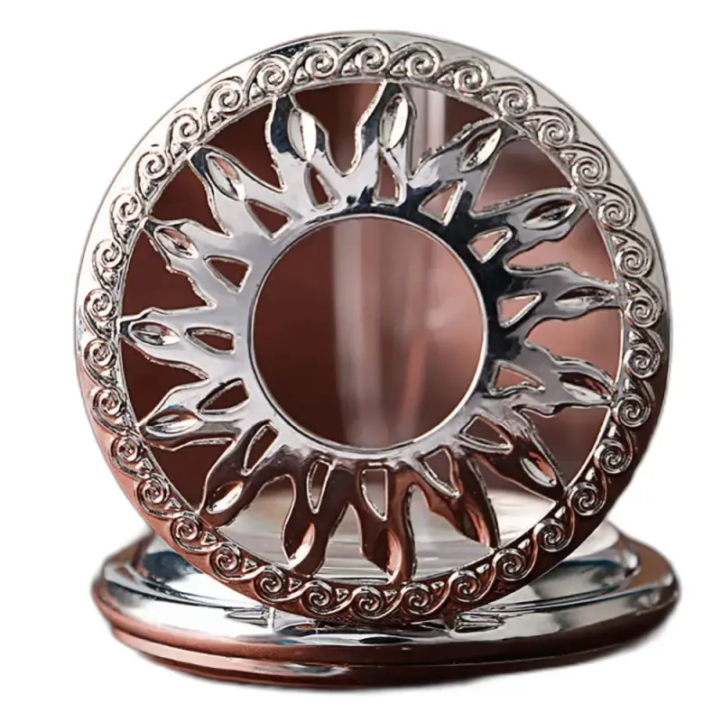 Support décoratif en argent pour Montre à Gousset Mécanique Golden Sun